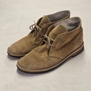 Clarks Originals Mens Desert Chukka Boots Tan Suede Crepe Sole Size 9